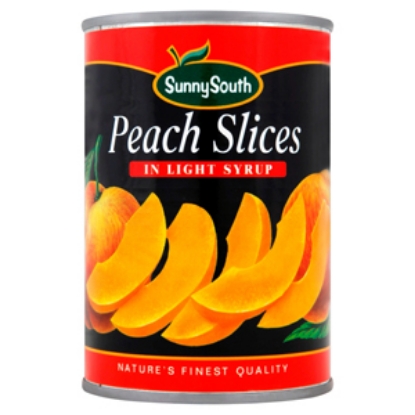 Picture of SunnySouth Peach Slices 411g x12